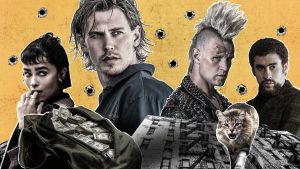 Austin Butler dans Caught Stealing scène finale thriller 2025